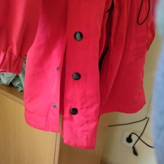 Chaqueta Impermeable Mujer Forever 21 Roja