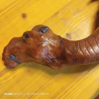 Camellos de cuero decorativos