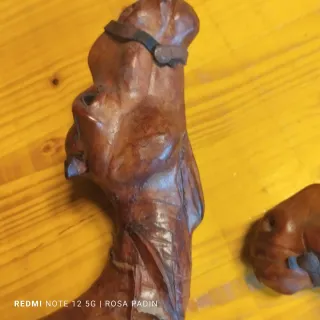 Camellos de cuero decorativos