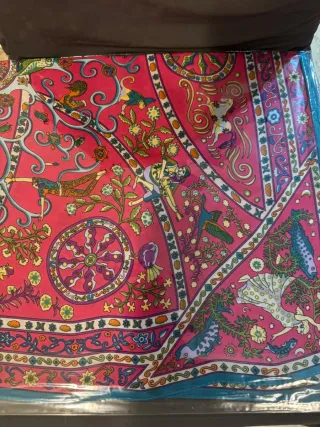 Pañuelo pelo estampado multicolor