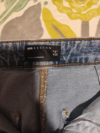 Falda vaquera larga azul