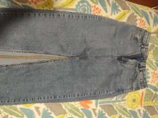 Falda vaquera larga azul