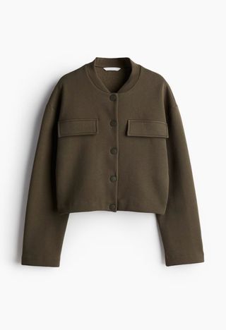 Chaqueta bomber, tendencia, verde botella, M, H&M
