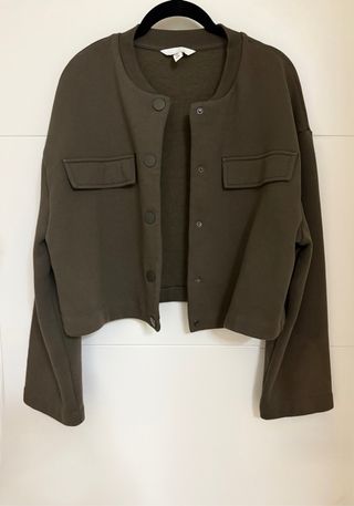 Chaqueta bomber, tendencia, verde botella, M, H&M