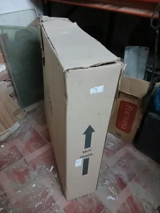 Mesa plegable roja