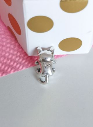 CHARM GATO GATITO C PARA PULSERA PANDORA CON CAJA