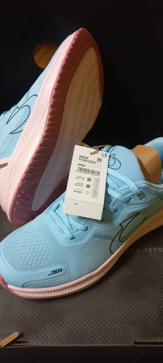 Zapatillas JSR Azul/Rosa Talla 39