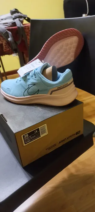 Zapatillas JSR Azul/Rosa Talla 39