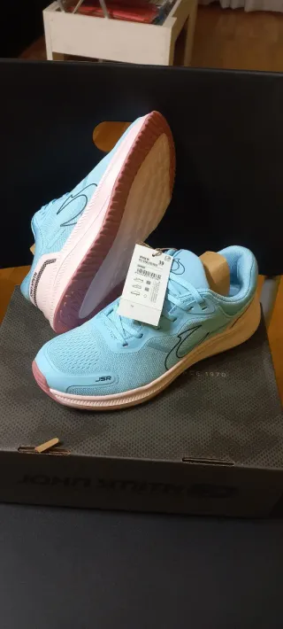 Zapatillas JSR Azul/Rosa Talla 39