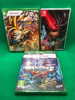 Pack 3 Videojuegos Xbox/Switch