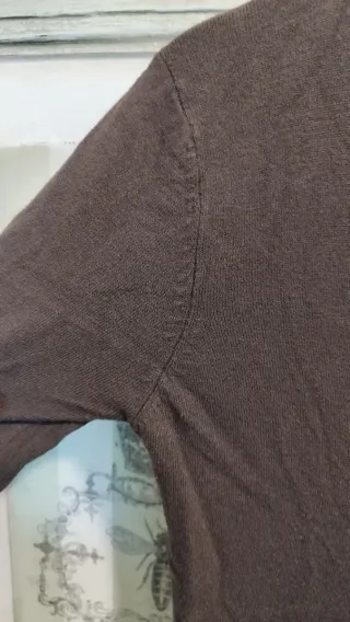 Maglione lungo marrone taglia unica