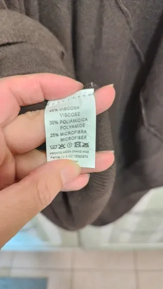 Maglione lungo marrone taglia unica