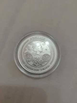Moneda Plata 1 Onza Chronos 2021