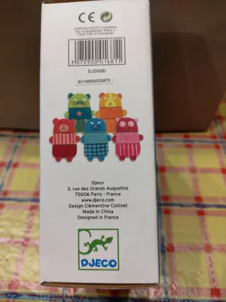 Puzzle madera Djeco Arbra doudou +2