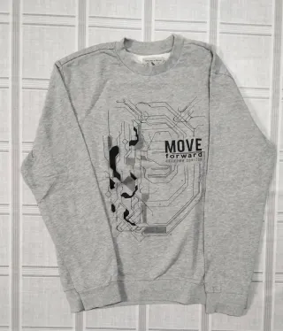 Felpa ragazzo GRAND & HILLS grigia 14-15 anni, 170