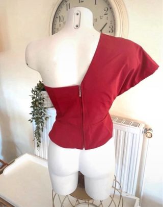 Top fiesta rojo Chicwish T38