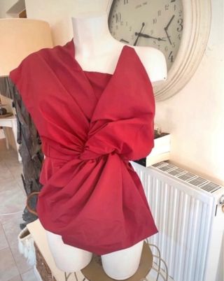 Top fiesta rojo Chicwish T38