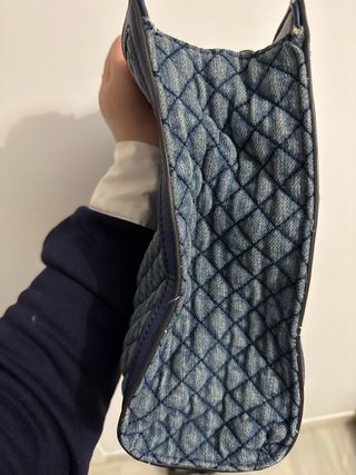 Bolso Tote Denim Guess Azul