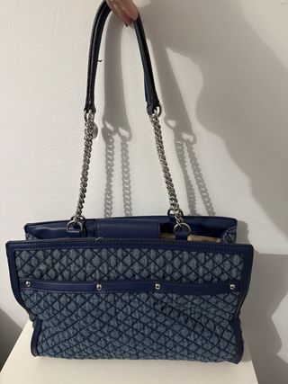 Bolso Tote Denim Guess Azul
