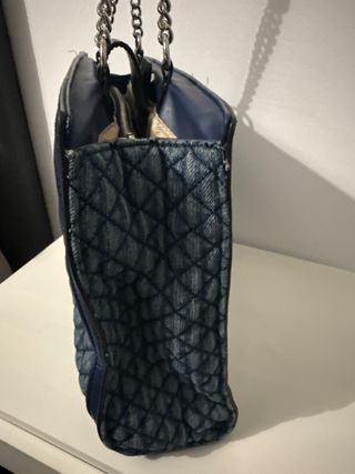 Bolso Tote Denim Guess Azul