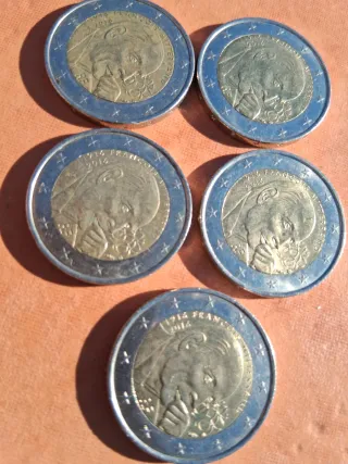 LOTE MONEDAS 2 EUROS MOLTO RARE/VARI PAESI