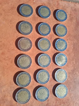 LOTE MONEDAS 2 EUROS MOLTO RARE/VARI PAESI