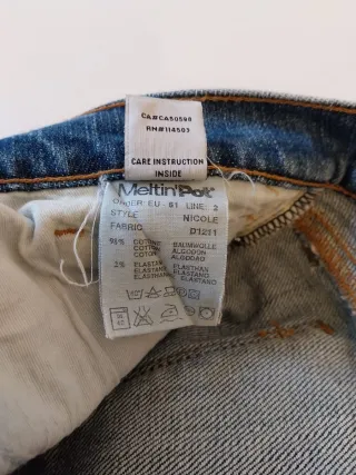 Jeans Meltin'Pot donna W28 L34 bootcut Nicole