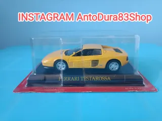 Modellino Ferrari Testarossa Giallo Scala 1:43