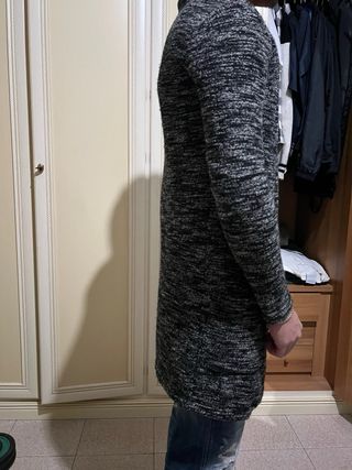 Cardigan uomo Bershka nero