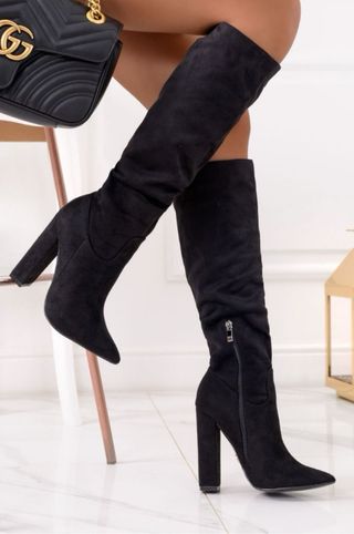 Nuevas Botas altas negras tacón Número 37