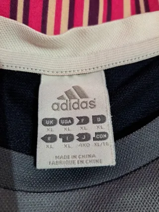 Camiseta Adidas Azul y Gris Talla XL