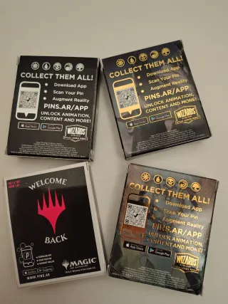Set 4 spille Magic Pinfinity AR Enhanced Mtg