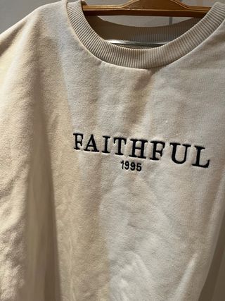 Sudadera Bershka Beige Multicolor