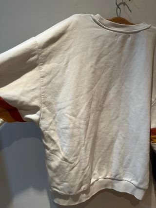 Sudadera Bershka Beige Multicolor