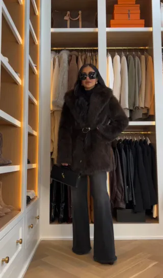 Abrigo pelo Zara viral