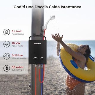 Scaldabagno istantaneo CAMPLUX 5LT