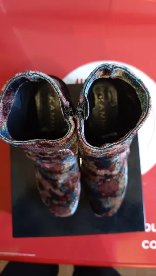 Stivaletti Kammi donna fantasia floreale tg 37