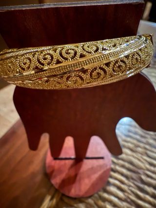 Pulsera Oro Laminado 14k Caña