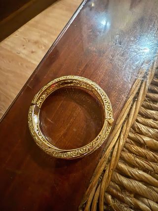 Pulsera Oro Laminado 14k Caña