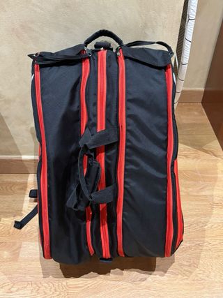 Paletero set Deportivo Negro y Rojo