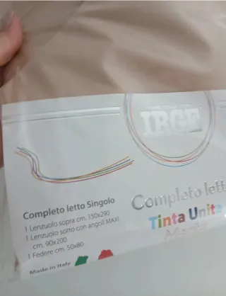 Completo letto singolo IRGE