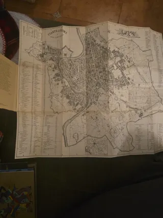 Mapa de Roma 1870 - Edición 1984