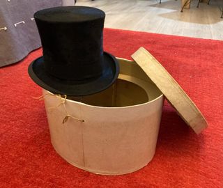 Sombrero de copa La Elegante Negro