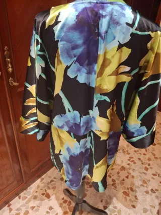 Blusa Michel Bustos Talla 50 Multicolor t- 50