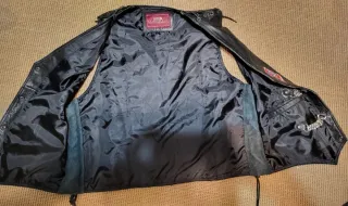 Chaleco Motero Cuero BOS XL