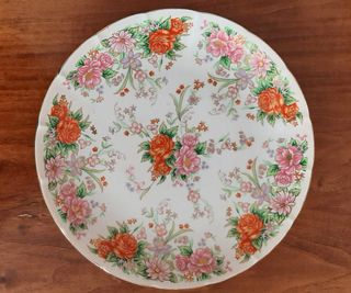 Piatto decorativo Kutani floreale