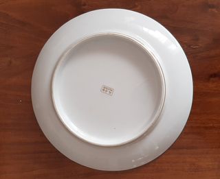 Piatto decorativo Kutani floreale