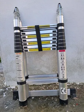Escalera telescópica aluminio de 5m