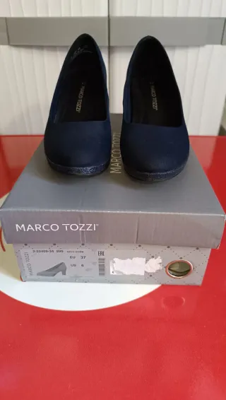 Scarpe eleganti donna Marco Tozzi blu 37
