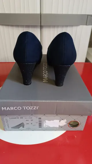 Scarpe eleganti donna Marco Tozzi blu 37